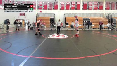 285 lbs Consi Of 8 #2 - Oliver Knight, Wellesley vs Seamus Henry, Catholic Memorial