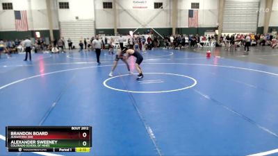 125 lbs Cons. Round 4 - Brandon Board, Augustana (SD) vs Alexander Sweeney, Colorado School Of Mines