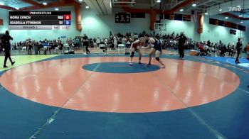 125 lbs Round 2 - Nora Lynch, Williamsburg Wrestling Club vs Isabella Fthenos, VA ELITE /