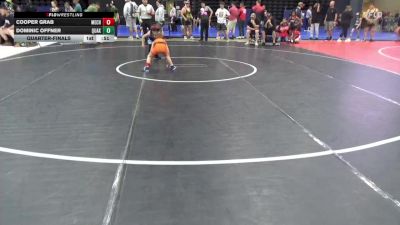 52 lbs Quarterfinal - Cooper Grab, Mechanicsburg vs Dominic Offner, Quakertown