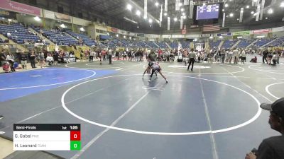 109 lbs Semifinal - Gia Gabel, Pikes Peak Warriors vs Hannah Leonard, Team Montana