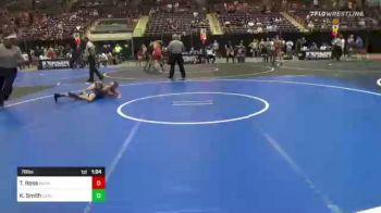 78 lbs Quarterfinal - Turner Ross, Minnesota vs Kylee Smith, Lions Wrestling Academy