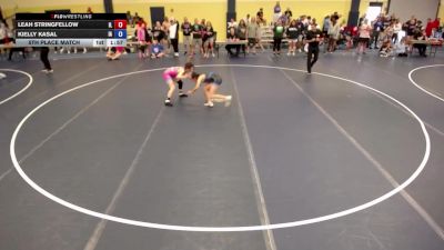 100 lbs 5th Place Match - Leah Stringfellow, IL vs Kielly Kasal, IA