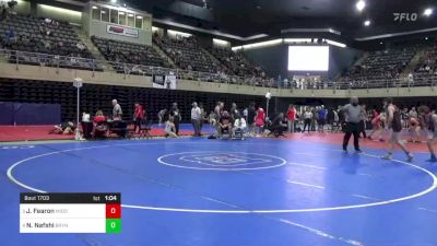 140 lbs Consolation - Justin Fearon, Middletown, NJ vs Nadav Nafshi, Bryn Mawr, PA