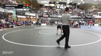 130 lbs Cons. Semi - Quinley Bohl, Minneapolis HS vs Annabele Burton, Riley County HS