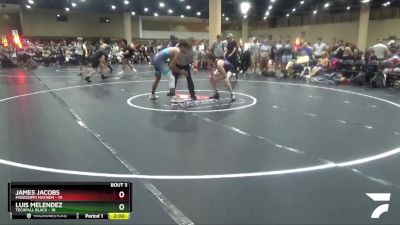 150 lbs Round 1 (6 Team) - Luis Melendez, Techfall Black vs James Jacobs, Mississippi Mayhem