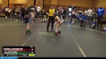 55/58 Round 1 - Russell Commerford, Summit Wrestling Academy - MN vs William Plumb, No Association/No Team