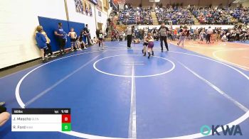 90 lbs Quarterfinal - Jace Mascho, Glenpool Youth Wrestling vs Rocky Ford, Vian Wrestling Club