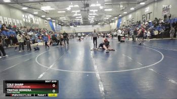 112 lbs 5th Place Match - Tristan Herrera, Team Prestige vs Cole Sharp, Uintah Jr High Wrestling
