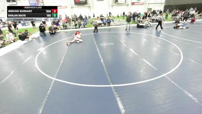 16U BOYS HARD LUCK - 104.8-105.6 Champ. Round 3 - Rhilan Mays, Team Idaho Wrestling Club vs Jericho Burkart, Threestyle Wrestling Of Oklahoma