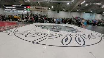 157 lbs Cons. Round 5 - Marcos Zapien, Denver South vs Tagen Becher, Greeley West