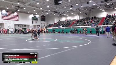 150 lbs Consolation Bracket - Gregory Smith, Lawrence Central vs Erik Rodriguez-Gutierrez, Washington