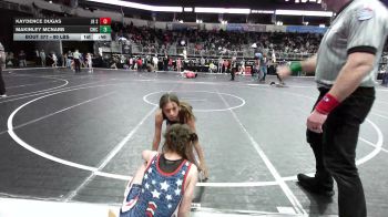 90 lbs Consi Of 4 - Kaydence Dugas, Jr Storm vs MaKinley McNabb, Chickasha