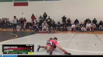 109 lbs Semifinal - Jordan Wallen, Empire vs Tyler Paul, Durango