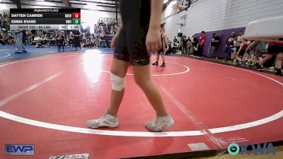 Rr Rnd 3 - Dayten Camren, Grover Rains Wrestling Club vs Emma Evans, Bartlesville Wrestling Club