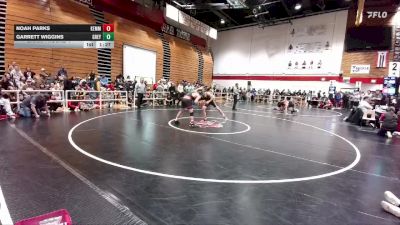 150 lbs Champ. Round 1 - Noah Parks, Kemmerer vs Garrett Wiggins, Greybull/Riverside
