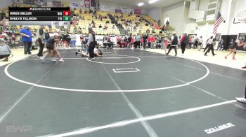 110 lbs Semifinal - Wren Miller, Wagoner vs Evelyn Tillison, Fort Gibson
