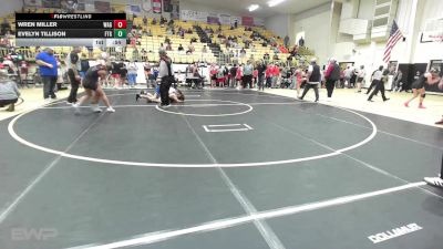 110 lbs Semifinal - Wren Miller, Wagoner vs Evelyn Tillison, Fort Gibson