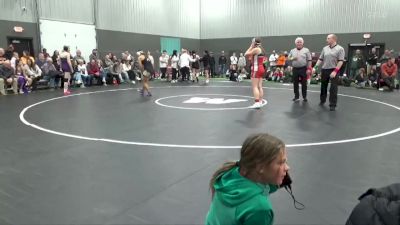 JV-44 lbs Round 2 - Gianna Perales, Muscatine vs Madison Ness, Williamsburg