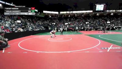 126 lbs Champ. Round 2 - Nolan Haggerty, WSW1 vs Wyatt Keegan, CLY2