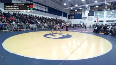 100 lbs Cons. Round 3 - Noellie Ramos, Carter vs Isabella Millan, Grand Terrace