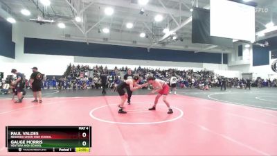 138 lbs Champ. Round 1 - Gauge Morris, Ventura High School vs Paul Valdes, Redondo Union High School