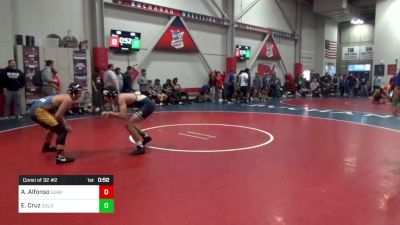 160 lbs Consi Of 32 #2 - Alex Alfonso, Serrano vs Emanuel Cruz, Golden Valley (Bakersfield)