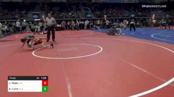 76 lbs Final - Jace Reed, Lions Wrestling Academy vs Angel Luna, Oklahoma Wrestling Academy