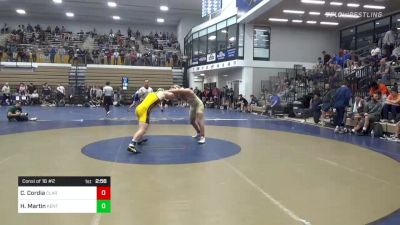 174 lbs Consi Of 16 #2 - Chase Cordia, Clarion vs Holden Martin, Kent State