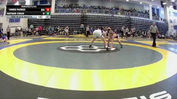 144 lbs 3rd Place Match - Nathan Craig, Fremont Ross vs Owen Patrizi, Mohawk