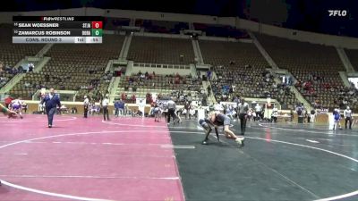 1A-4A 157 Cons. Round 3 - Sean Woessner, St James vs Zamarcus Robinson, Dora