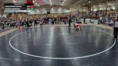 120 lbs Semis (4 Team) - Christopher Swann, Baylor School vs Andrew Benefield, Christian Brothers High School