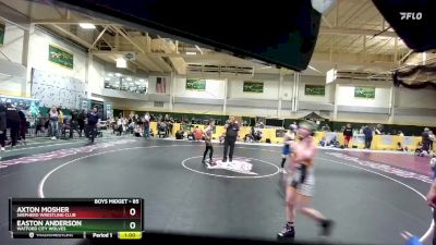 85 lbs Cons. Round 3 - Easton Anderson, Watford City Wolves vs Axton Mosher, Shepherd Wrestling Club
