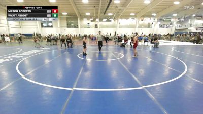 91 lbs Consi Of 16 #1 - Mason Roberts, Goffstown vs Wyatt Abbott, Lebanon Die Hard