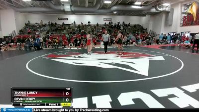 165 lbs Quarterfinal - Devin Hickey, Central - Grand Junction vs Thayne Lundy, Eaglecrest A