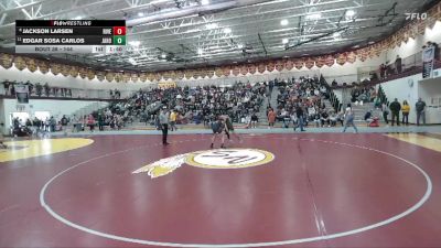 144 lbs Champ. Round 1 - Edgar Sosa Carlos, Jackson Hole vs Jackson Larsen, Riverton