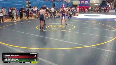 126 lbs Semis (4 Team) - Ari Bichelman, Christian Brothers vs Simon Masters, Summit