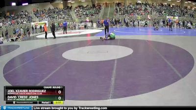 83 lbs Champ. Round 1 - Joel Xzavier Rodriguez, Hermiston Youth Wrestling Club vs David `Cress` Jones, Rock Of Redmond Wrestling