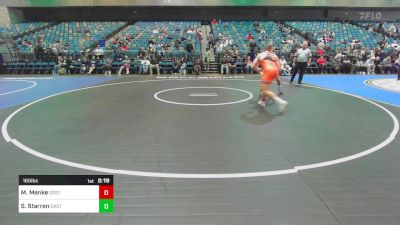 165 lbs Consi Of 4 - Murphy Menke, Oregon State vs Steele Starren, Oregon State