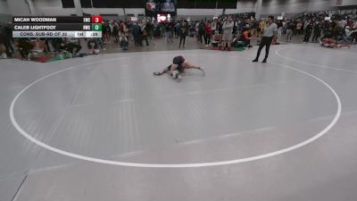 138 lbs Cons. Sub-rd Of 32 - Micah Woodman, Elevate Wrestling Club vs Caleb Lightfoot, Dubuque Wrestling Club