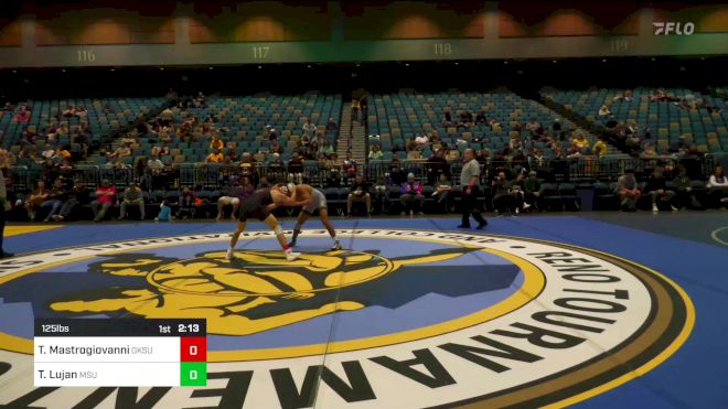 125 lbs Final - Trevor Mastrogiovanni, UNATT-Oklahoma State vs Tristan Lujan, Michigan State