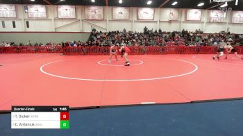 165 lbs Quarterfinal - Tommy Dicker, Watertown vs Cameron Antoniuk, Ashland