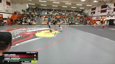 53 lbs Cons. Round 4 - Creed Anderson, Riverton USA Wrestling vs Kam Larsen, Riverton USA Wrestling