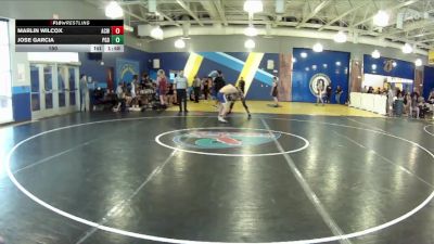 150 lbs Round 1 (8 Team) - Marlin Wilcox, Athens Christian vs Jose Garcia, Panhandle Gator Dogs