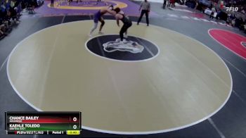 Cons. Round 2 - Chance Bailey, Holdrege vs Kaehle Toledo, Gretna East