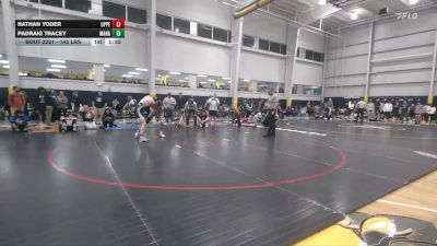 145 lbs Quarterfinal - Nathan Yoder, Upper Black Eddy vs Padraig Tracey, Manasquan