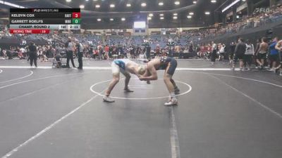 197 lbs Champ. Round 2 - Garrett Roelfs, Midland (Neb.) vs Keldyn Cox, Barton