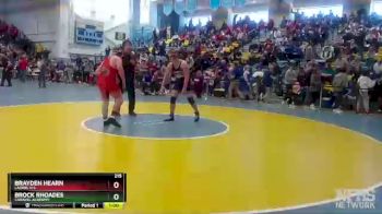 215 lbs Cons. Semi - Brock Rhoades, Caravel Academy vs Brayden Hearn, Laurel H S