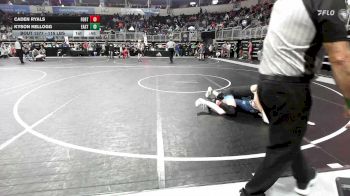 115 lbs Consi Of 8 #2 - Caden Ryals, Fort Gibson Wrestling vs Kyson Kellogg, East Kansas Eagles