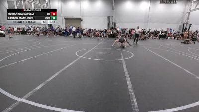 132 lbs Round 2 (6 Team) - Easton Matthews, Freakztyle Wrecking Crew Blue vs Roman Caccavelli, New England Gold
